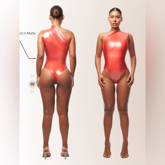 NWT Coucoo Jani Bodysuit - Goji Granita size M - Picture 1 of 4